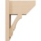 Ekena Millwork 7 1/2-in W x 12-in D x 16-in H Balboa Slat Rough Cedar Woodgrain TimberThane Outlooker, Primed Tan OUTUR075X12X16BOA24RCPR - alternate 4